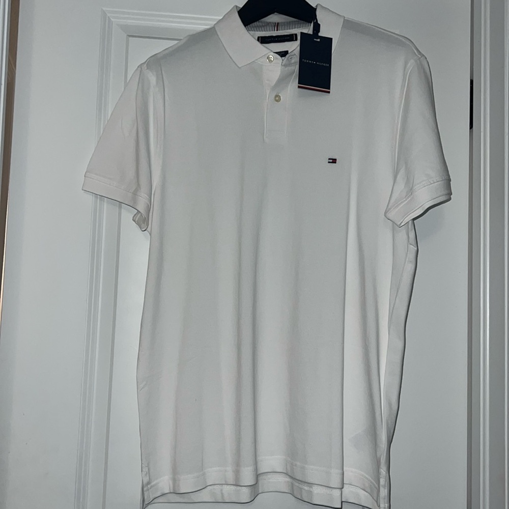 Tommy Hilfiger White Polo - Picture 2 of 3